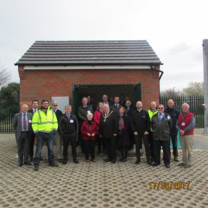 A group of Board members out onsite