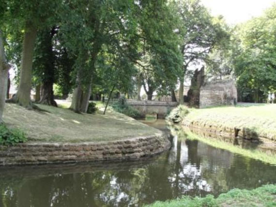 A calm stretch of the Gaywood River, through ‘The Walks’ public park in the centre of King’s Lynn