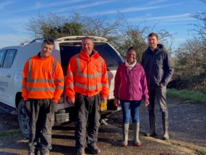 Members of the Pevensey & Cuckmere Water Level Management Board team